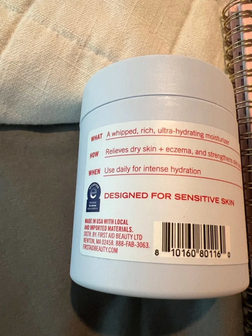First Aid Beauty Ultra Repair Cream White with Red Text - Picture 2 of 13